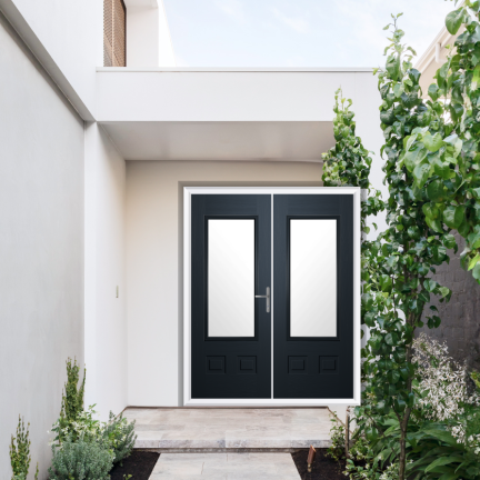 Comp Door Walcot Composite French Door In Anthracite Grey