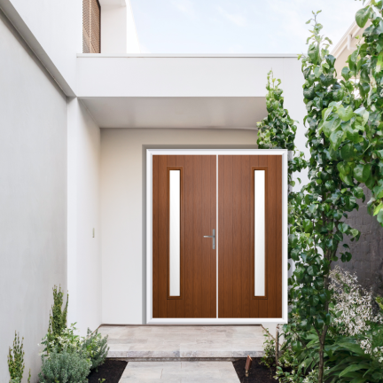 Comp Door Sutherland Composite French Door In Oak