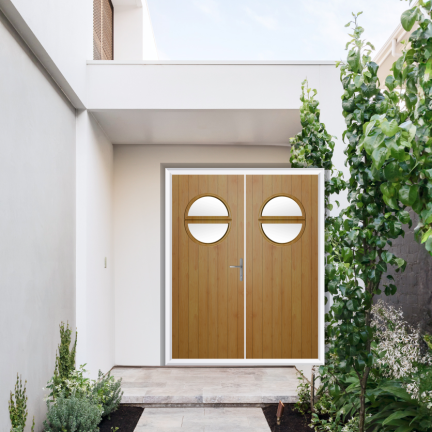 Comp Door Kent Composite French Door In Irish Oak