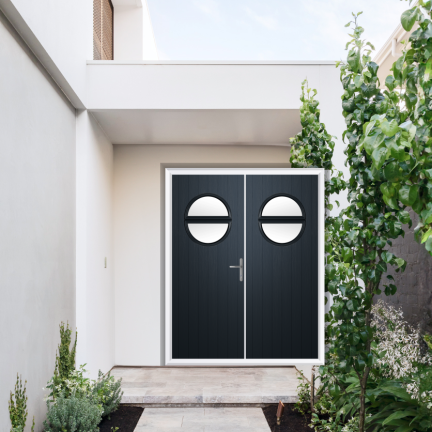 Comp Door Kent Composite French Door In Anthracite Grey