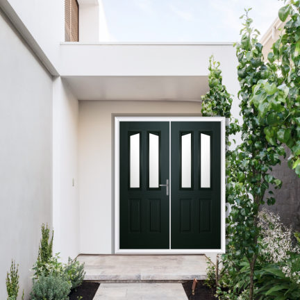Comp Door Highbury Composite French Door In Green