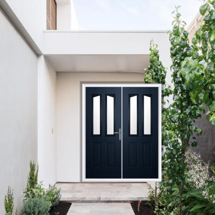 Comp Door Highbury Composite French Door In Blue