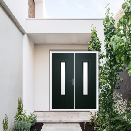 Comp Door Hexham Composite French Door In Green