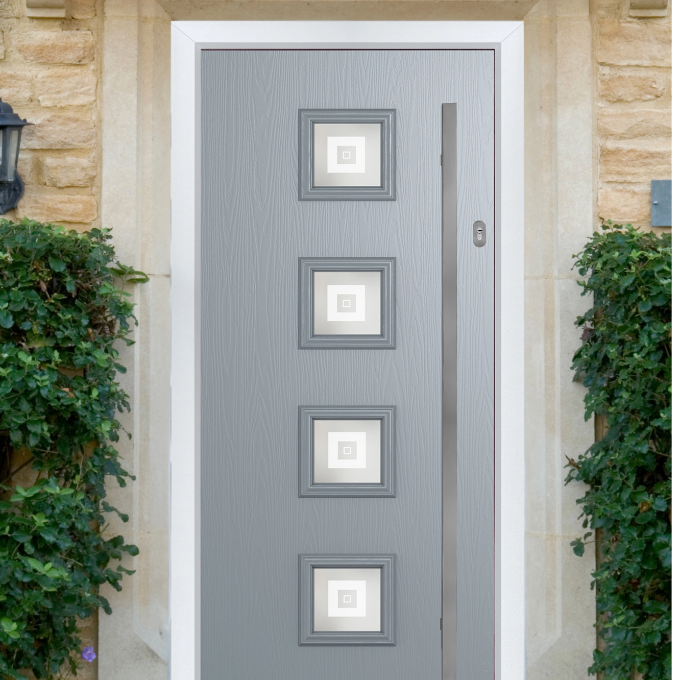 Comp Door Hexham Composite Door In White Image