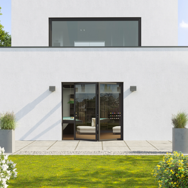 Korniche 2 Pane Bi-Fold Door Image