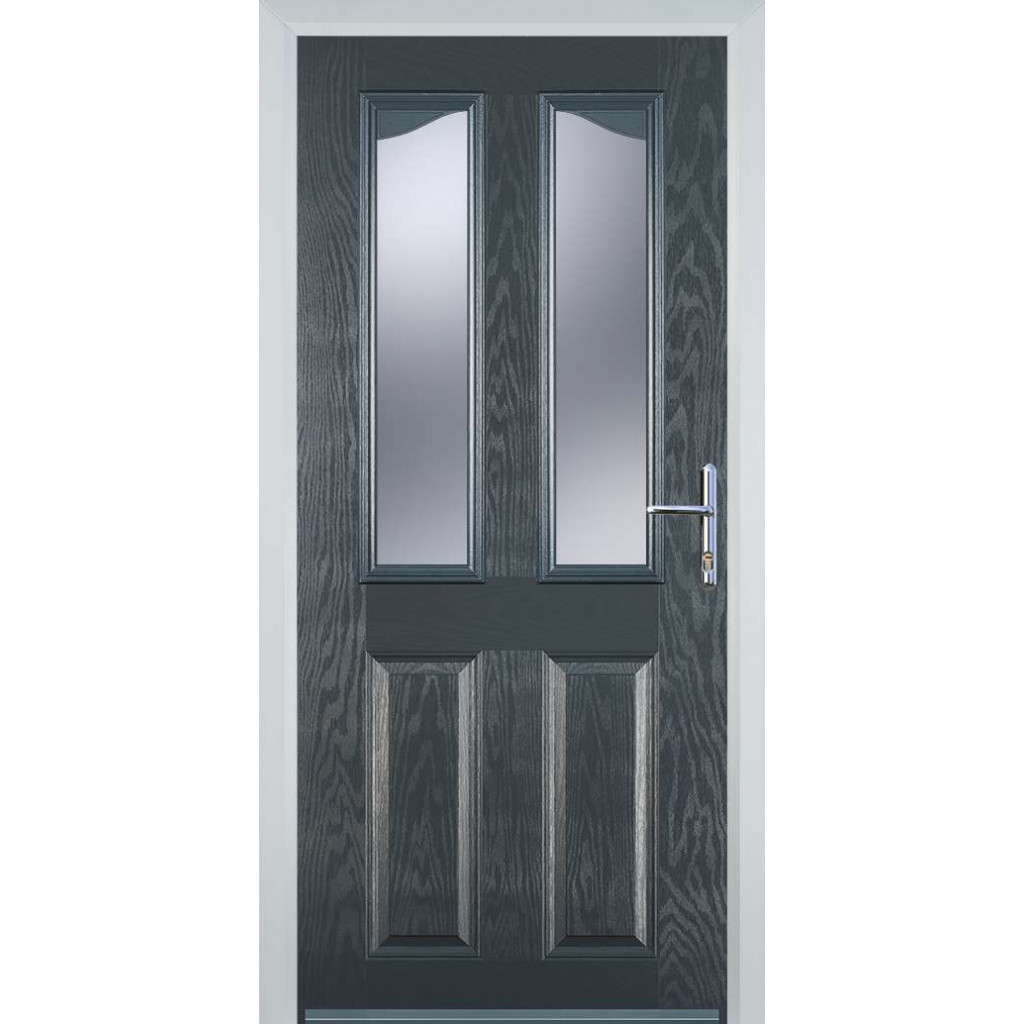 Door Stop 2 Panel 2 Angle (B) Composite Traditional Door In Grey Image