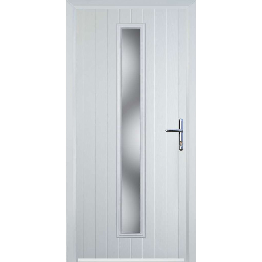 Door Stop Cottage Long (59) Composite Contemporary Door In White Image