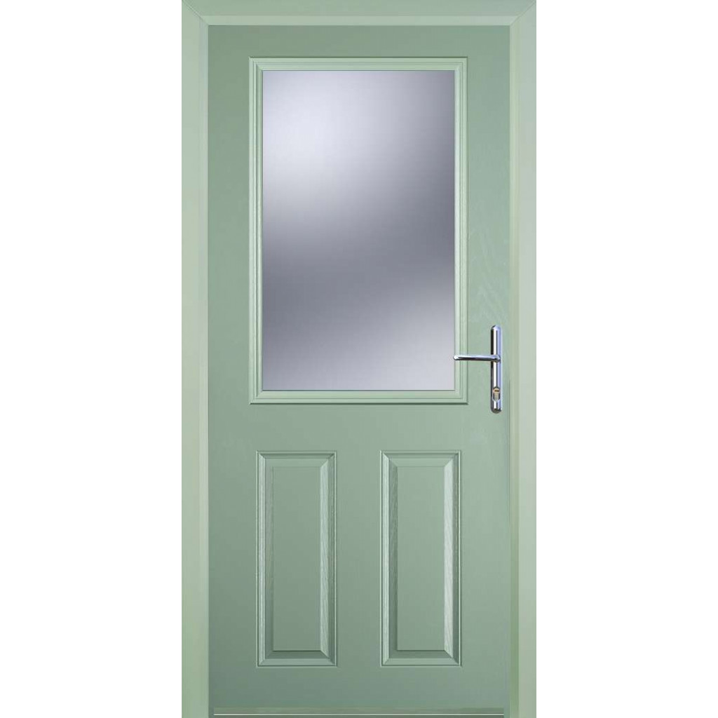 Door Stop Cottage - Flush Grained (R) Composite Flush Door In White Image