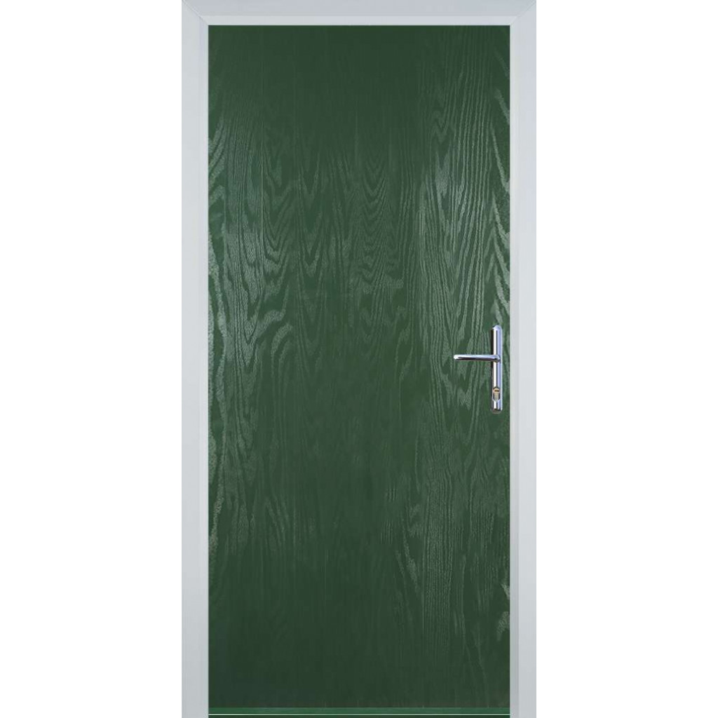 Door Stop Cottage - Flush Grained (R) Composite Flush Door In Green Image