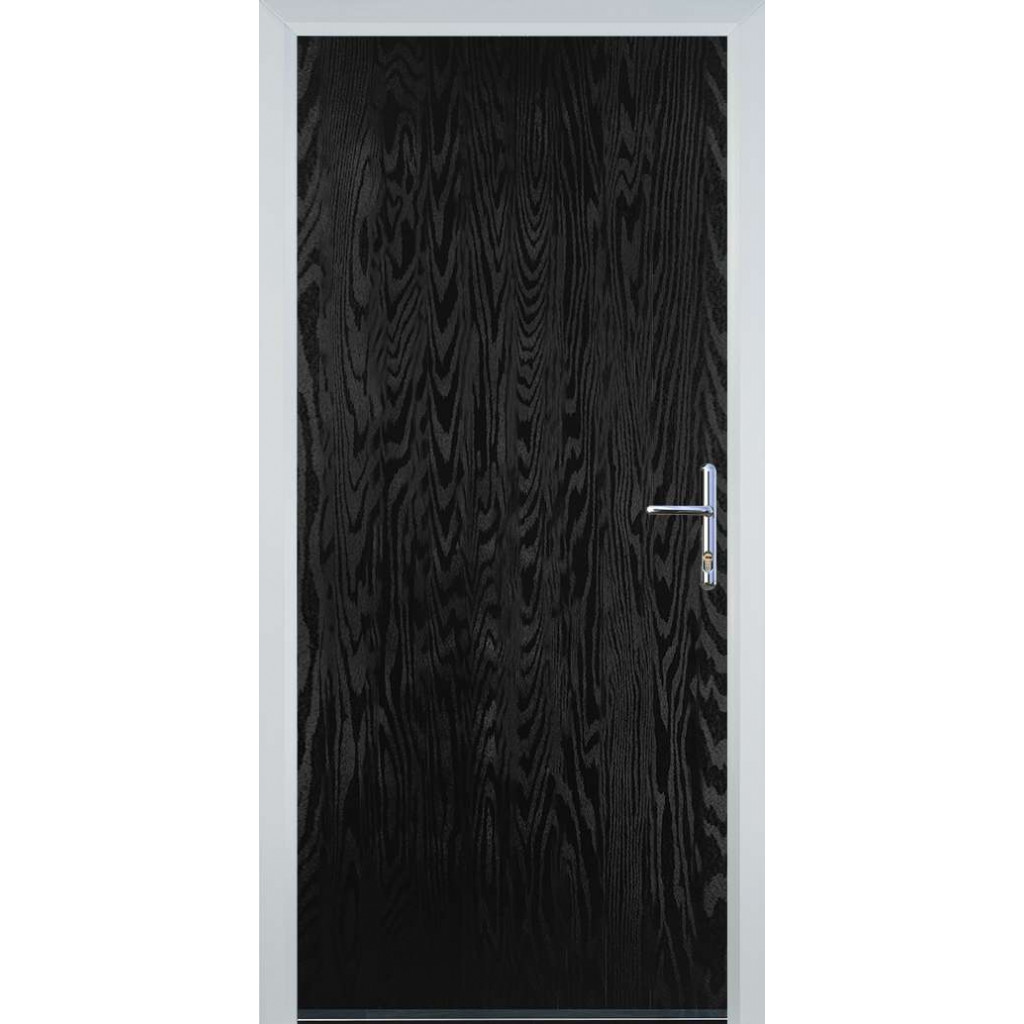 Door Stop Cottage - Flush Grained (R) Composite Flush Door In Black Image