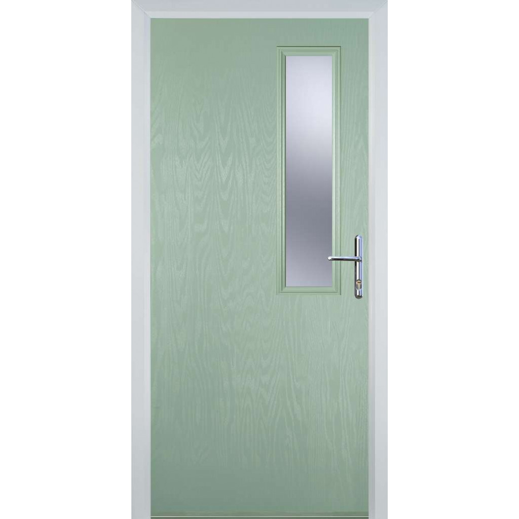 Door Stop Mid Square - Flush Grained (56) Composite Flush Door In Chartwell Green Image