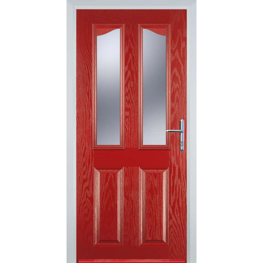 Door Stop 2 Panel 2 Angle (B) Composite Traditional Door In Red Image