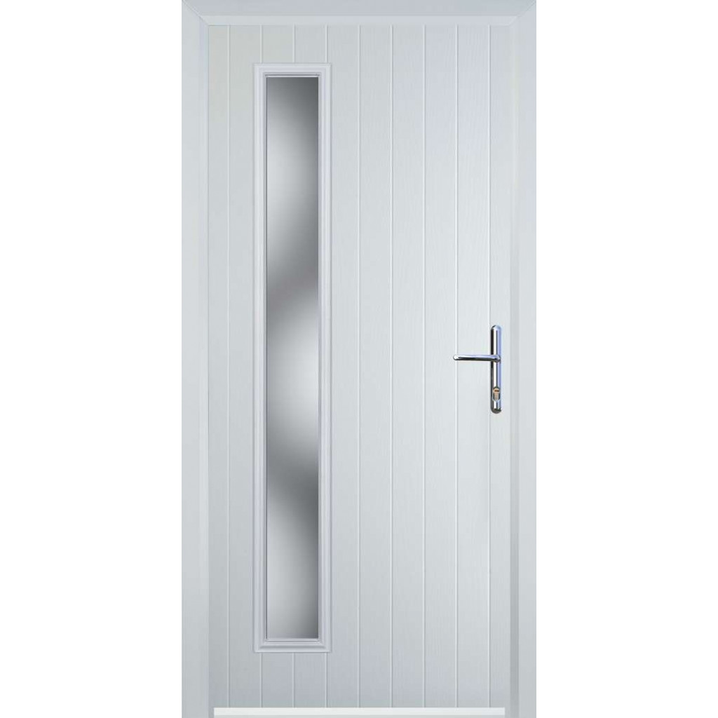 Door Stop Cottage Long (60) Composite Contemporary Door In White Image