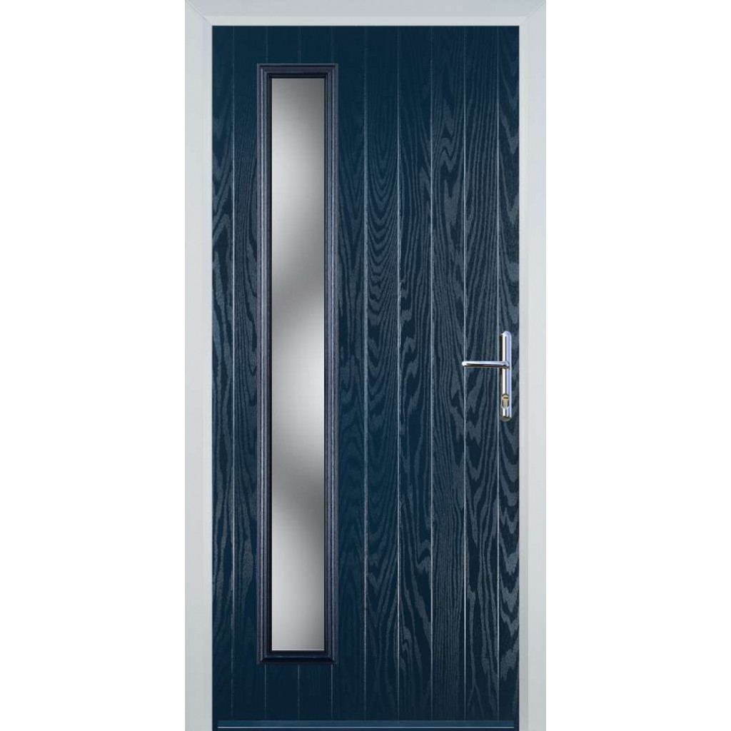 Door Stop Cottage Long (60) Composite Contemporary Door In Blue Image