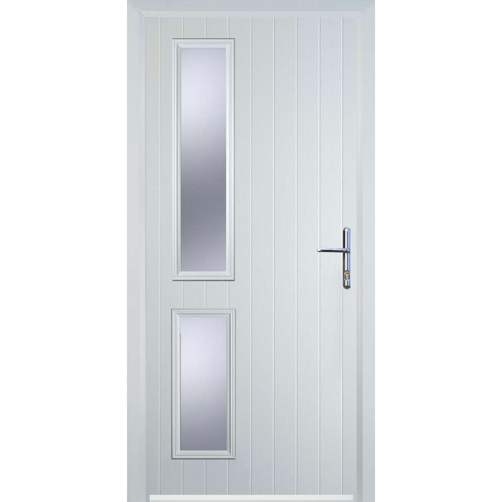 Door Stop Twin Side (ZH) Composite Contemporary Door In White Image