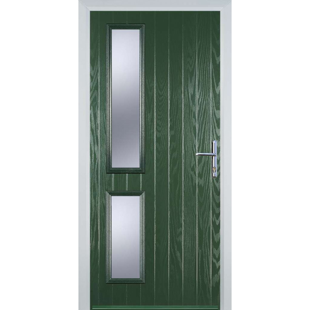 Door Stop Twin Side (ZH) Composite Contemporary Door In Green Image