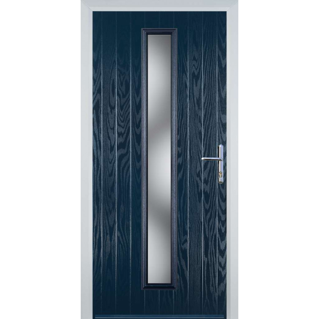 Door Stop Cottage Long (59) Composite Contemporary Door In Blue Image