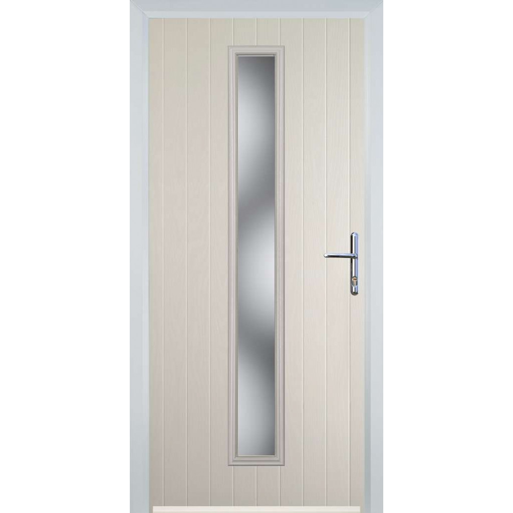 Door Stop Cottage Long (59) Composite Contemporary Door In Cream Image