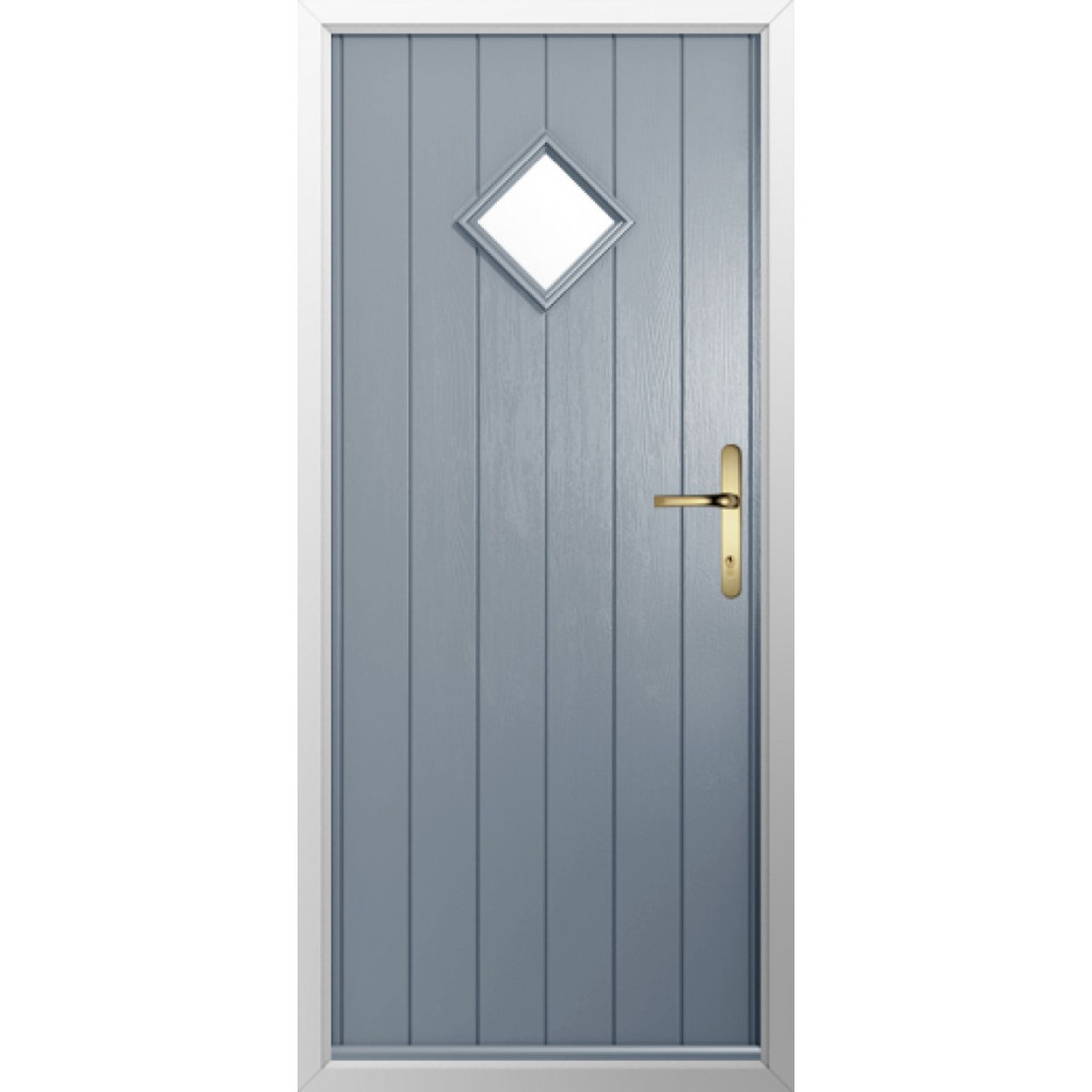 Solidor Flint 1 Composite Traditional Door In French Grey Image