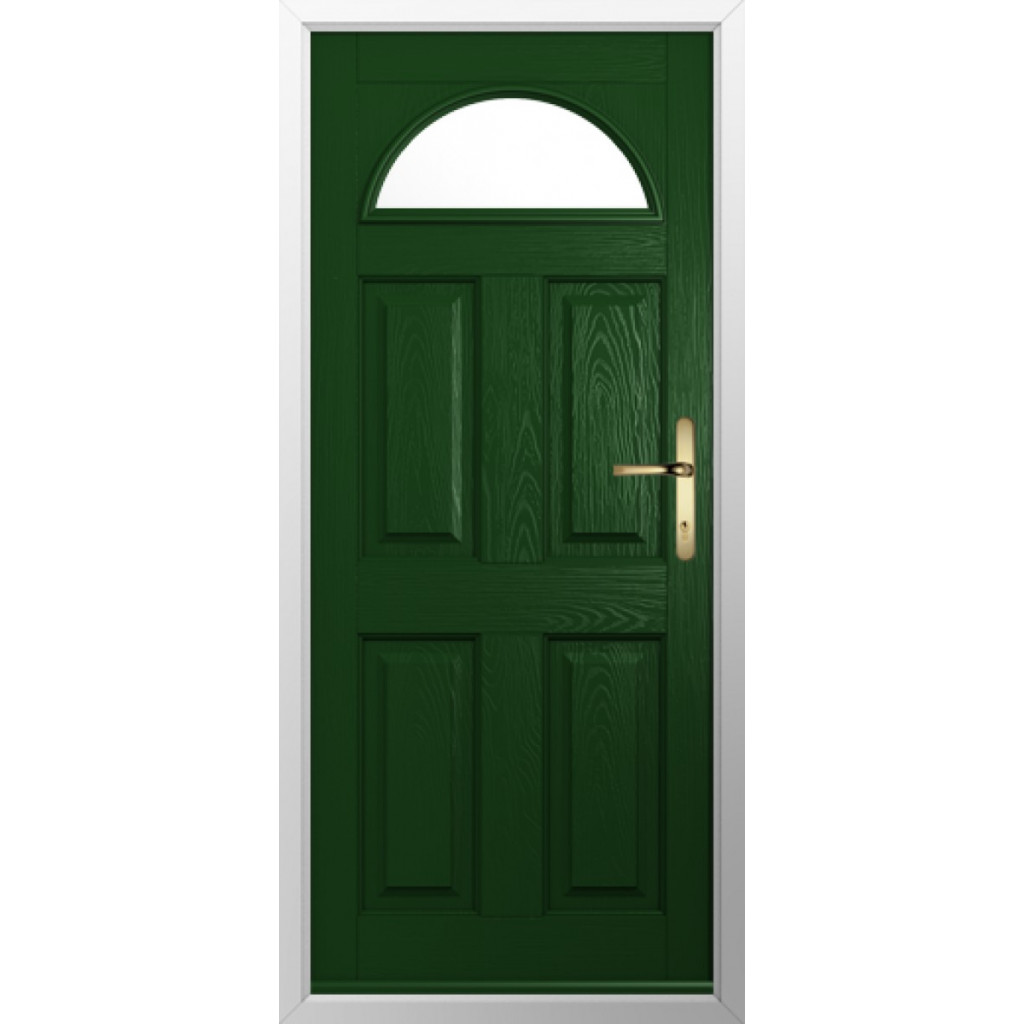 Solidor Conway 1 Composite Traditional Door In Green Image