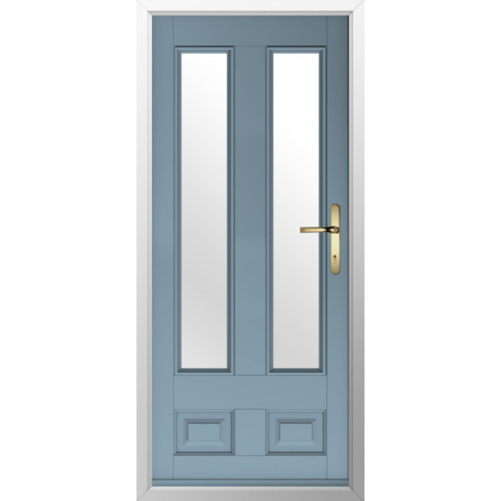 Solidor Edinburgh 2 Composite Traditional Door In Twilight Grey Image