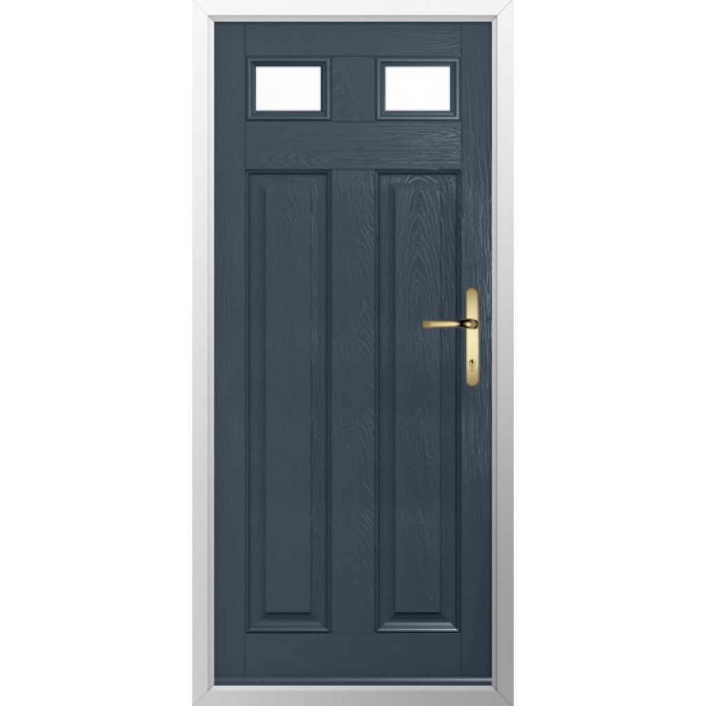 Solidor Berkley 2 Composite Traditional Door In Anthracite Grey Image