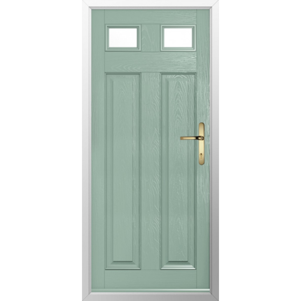 Solidor Berkley 2 Composite Traditional Door In Chartwell Green Image