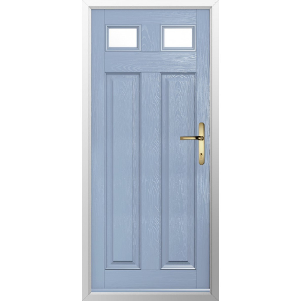 Solidor Berkley 2 Composite Traditional Door In Duck Egg Blue Image