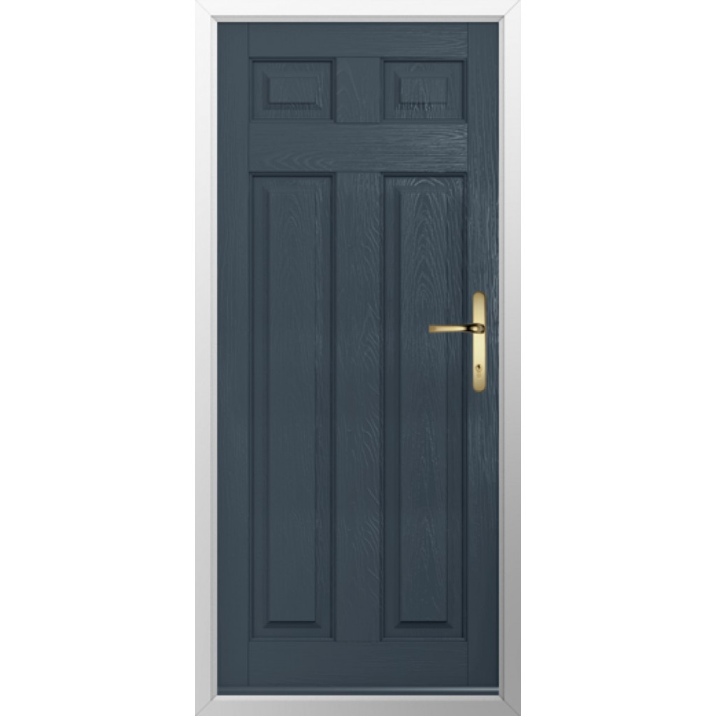 Solidor Berkley Solid Composite Traditional Door In Anthracite Grey Image