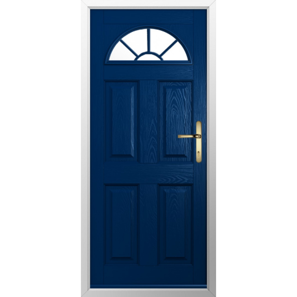 Solidor Conway 1 GB Composite Traditional Door In Blue Image