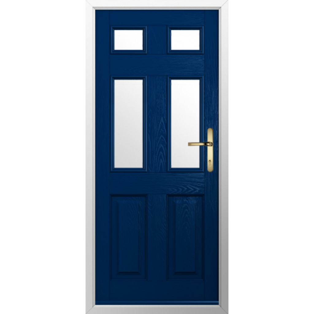 Solidor Tenby 4 Composite Traditional Door In Blue Image