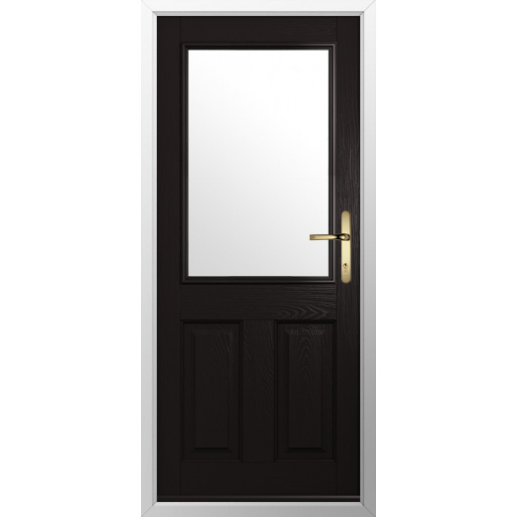 Solidor Beeston 1 Composite Traditional Door In Black Image