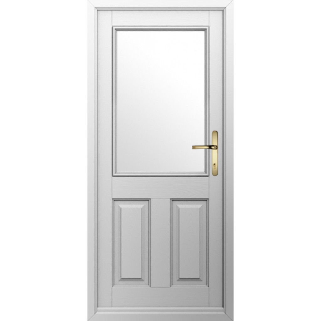 Solidor Beeston 1 Composite Traditional Door In White Image