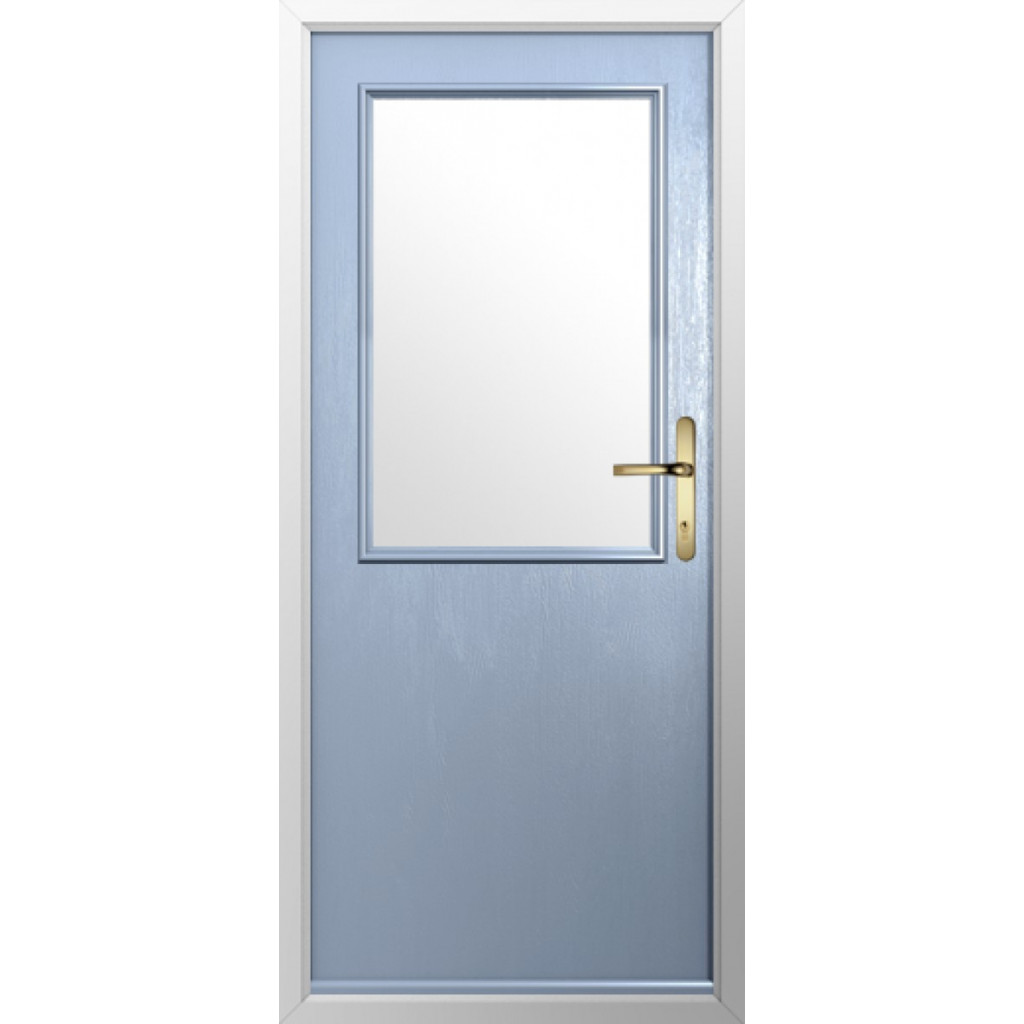 Solidor Flint Beeston Composite Traditional Door In Duck Egg Blue Image