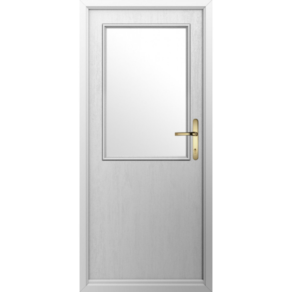 Solidor Flint Beeston Composite Traditional Door In White Image