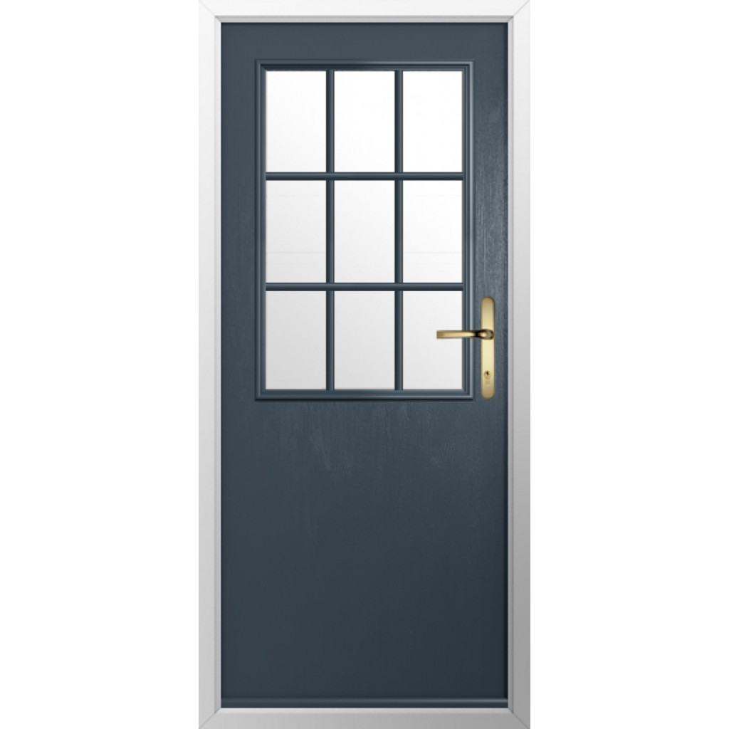 Solidor Flint Beeston GB Composite Traditional Door In Anthracite Grey Image