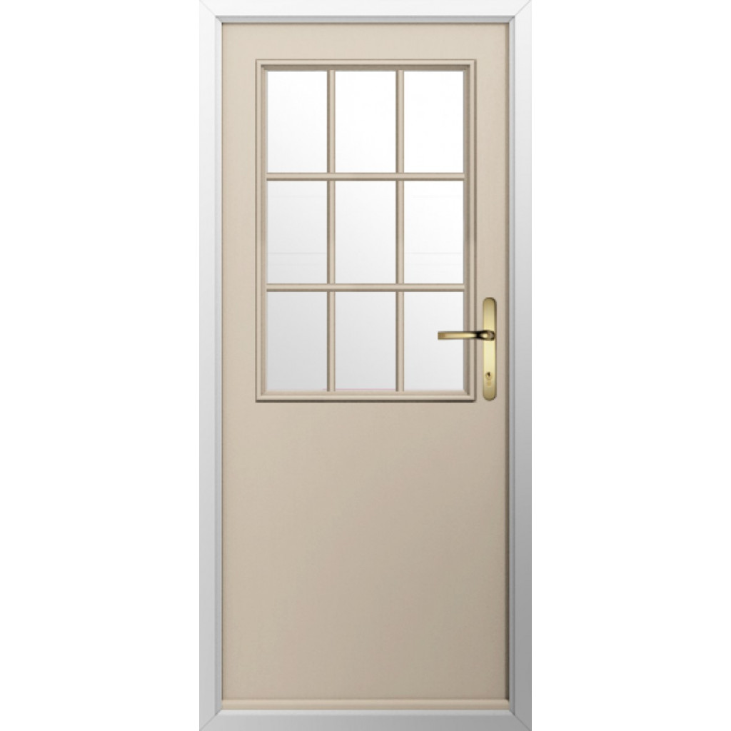 Solidor Flint Beeston GB Composite Traditional Door In Cream Image