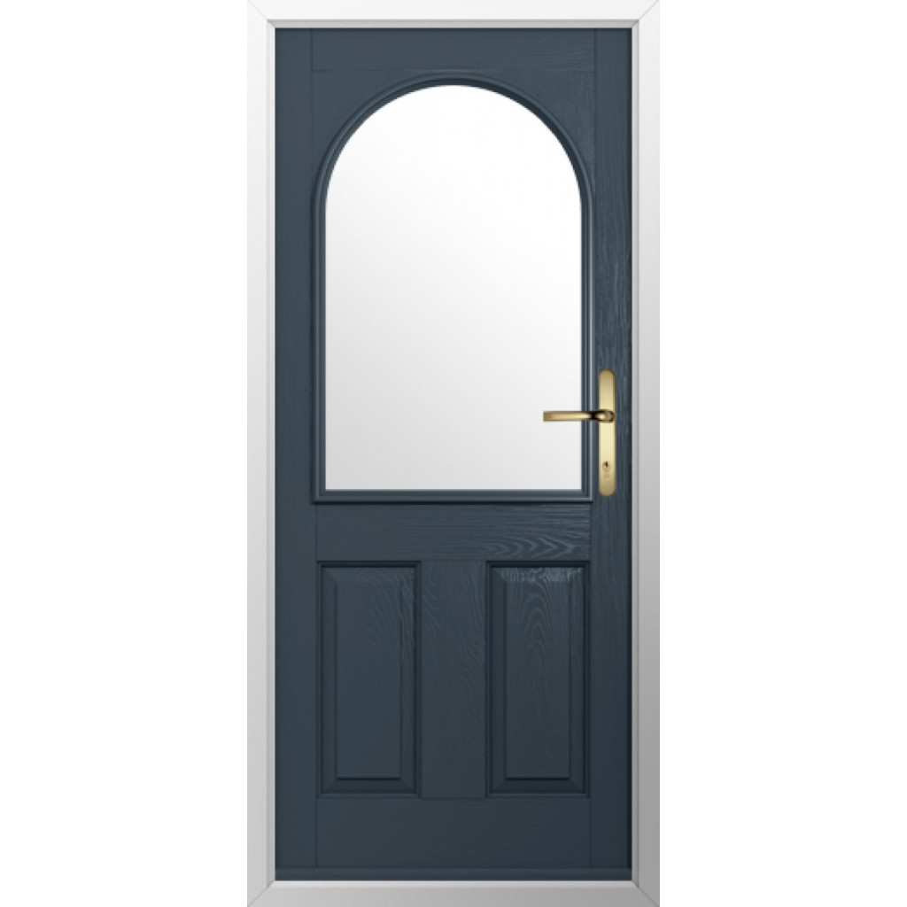 Solidor Stafford 1 Composite Traditional Door In Anthracite Grey Image