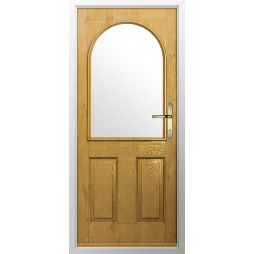 Solidor Stafford 1 Composite Traditional Door In Irish Oak Image