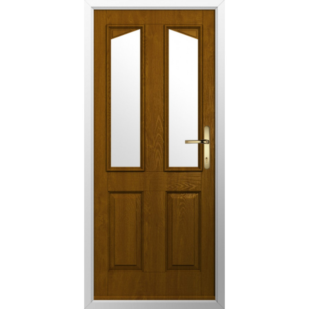 Solidor Harlech 2 Composite Traditional Door In Oak Image