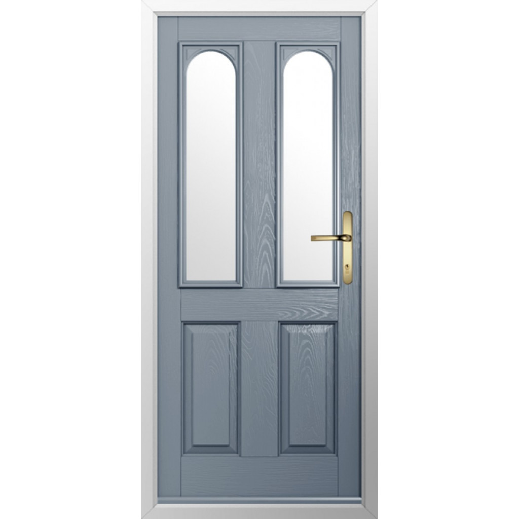 Solidor Nottingham 2 Composite Traditional Door In French Grey Image