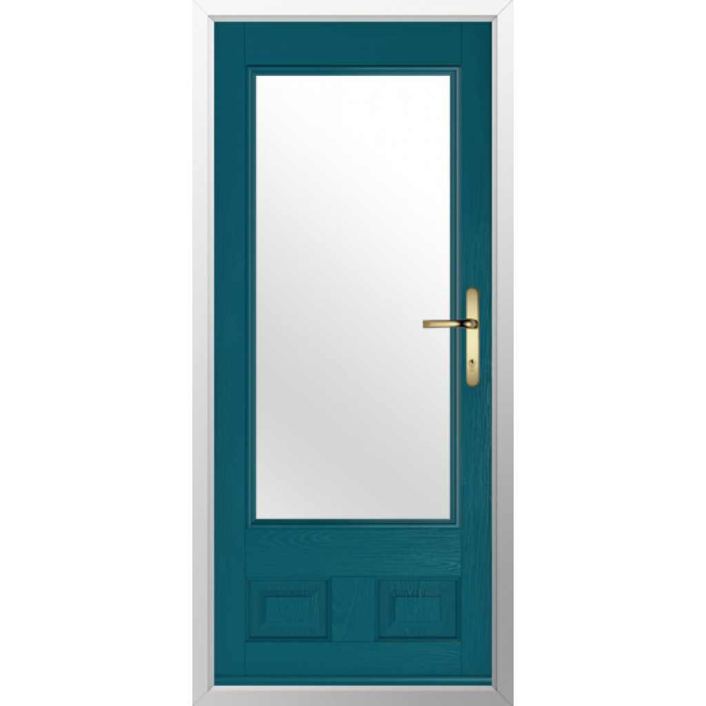 Solidor Alnwick Composite Traditional Door In Peacock Blue Image