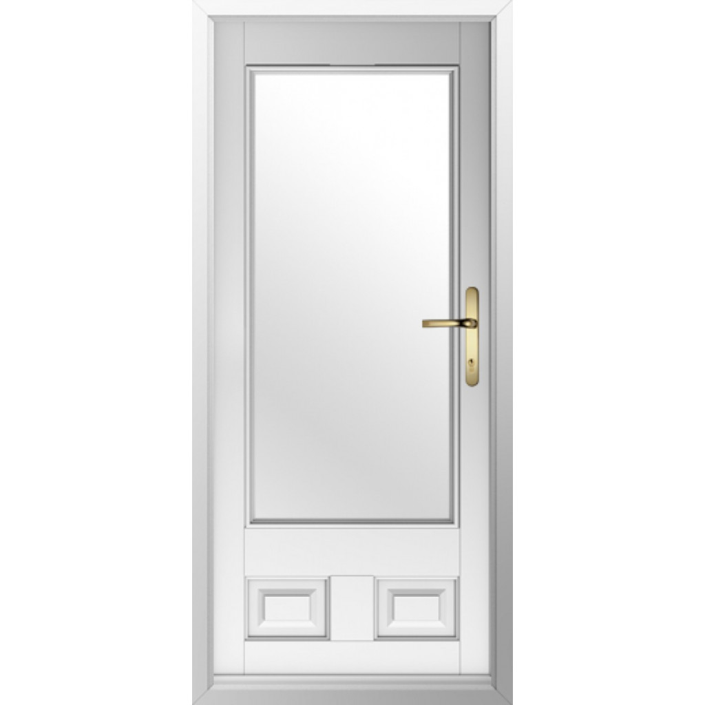 Solidor Alnwick Composite Traditional Door In Foiled White Image
