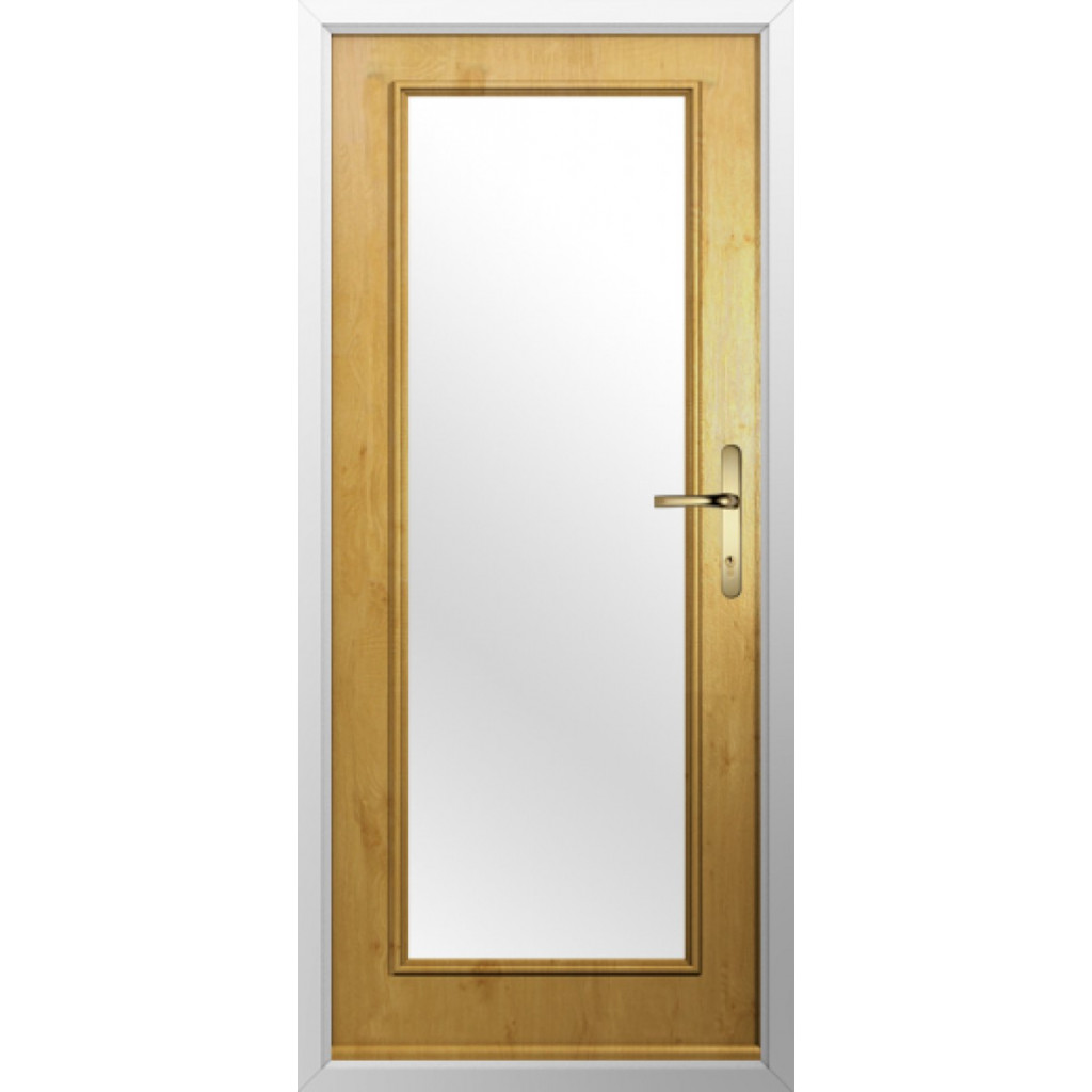 Solidor Windsor Composite Traditional Door In Irish Oak Image