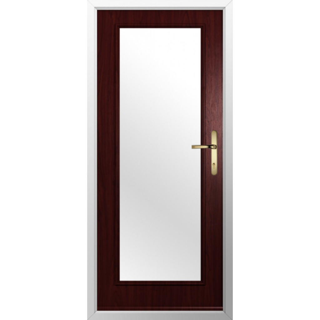 Solidor Windsor Composite Traditional Door In Rosewood Image