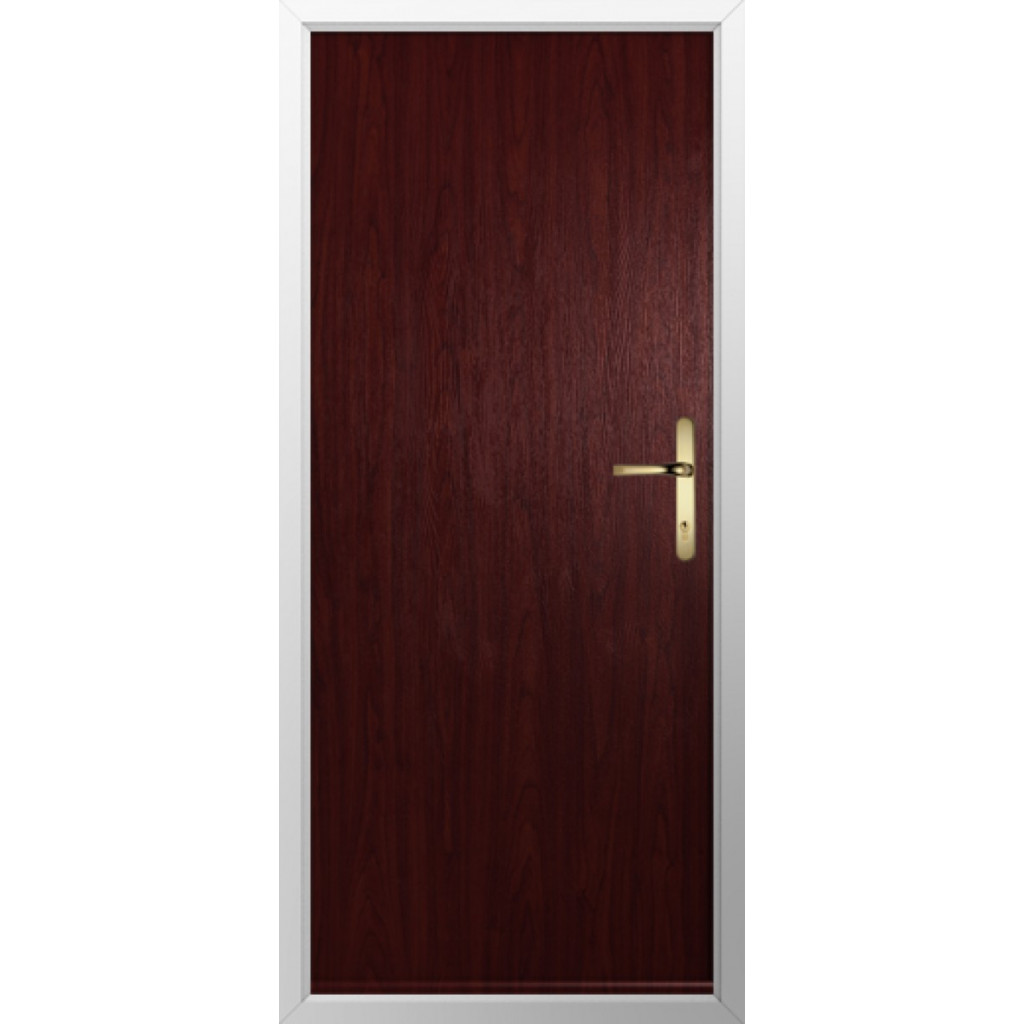 Solidor Thornbury Solid Composite Traditional Door In Rosewood Image