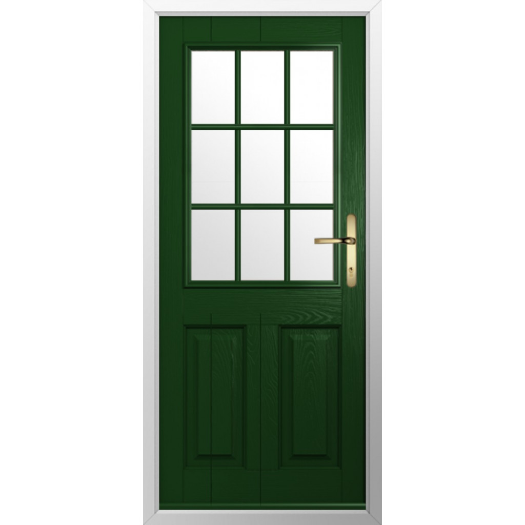 Solidor Beeston GB Composite Traditional Door In Green Image