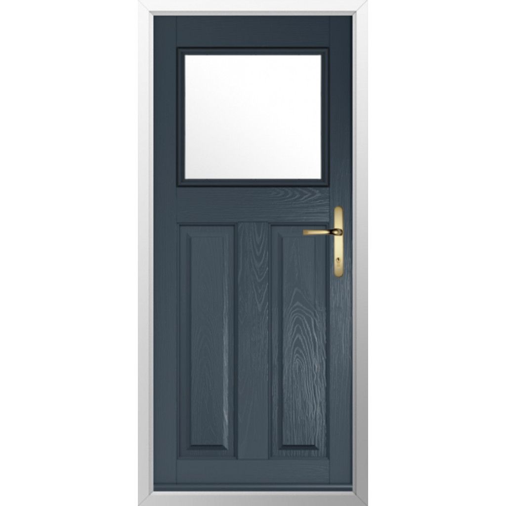 Solidor Sterling Composite Traditional Door In Anthracite Grey Image