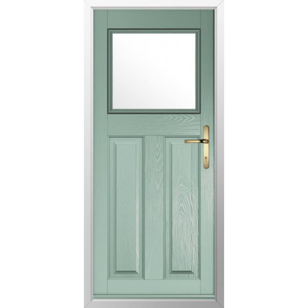 Solidor Sterling Composite Traditional Door In Chartwell Green Image