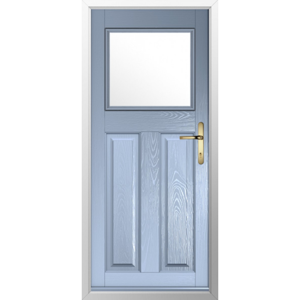 Solidor Sterling Composite Traditional Door In Duck Egg Blue Image